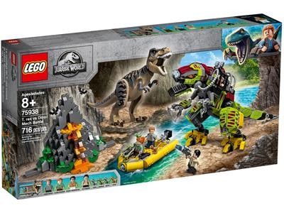 LEGO 75938 Jurassic World Legend of Isla Nublar T. Rex vs Dino-Mech Battle