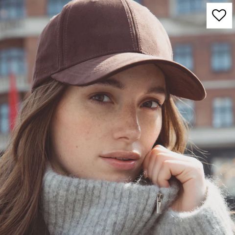 Camilla Pihl Wear Lily Caps Suede 🤎 Ny 🤎 One size