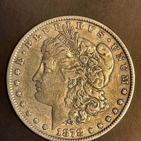 USA Sølv Dollar 1878 7 Tail Feathers