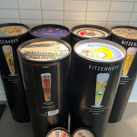 Ritzenhoff ølglass og shotglass