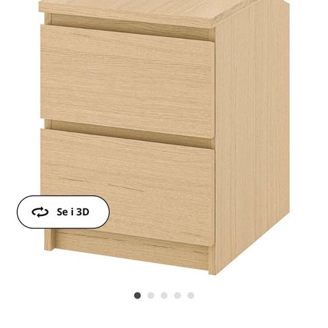 IKEA malm kommode nattbord