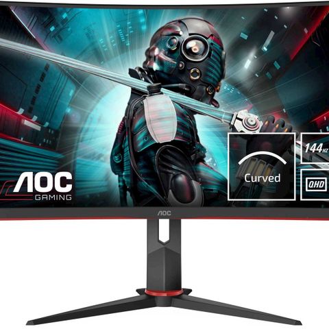 AOC CQ27G2U/BK 27" QHD BUET GAMINGSKJERM