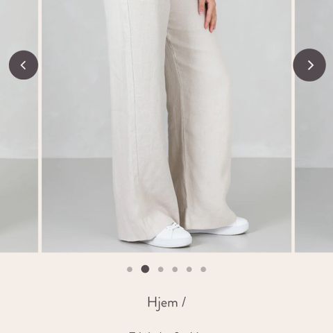 Ella&il molly linen pants beige