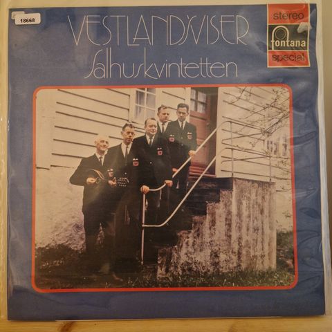 18668 Salhuskvintetten - Vestlandsviser - LP