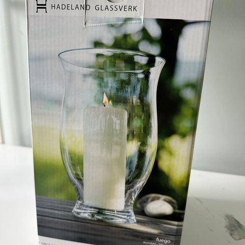 Hadeland glassverk vase / stormlykt