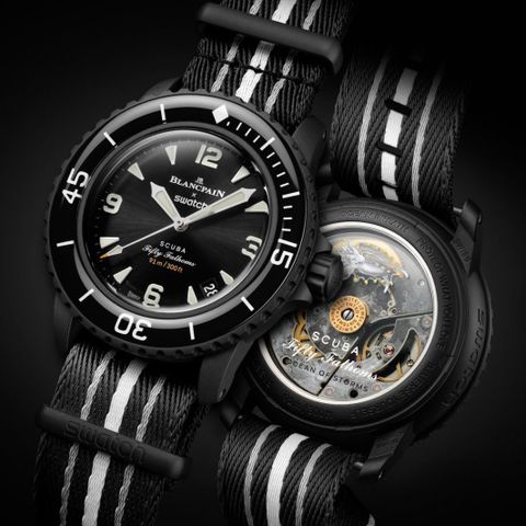 Blancpain x Swatch Ocean Of Storms Ubrukt