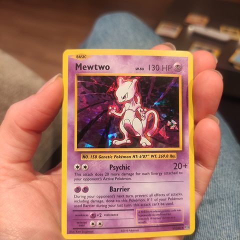 Pokemon kort - Mewtwo - 51/108 - 2016 - Holo