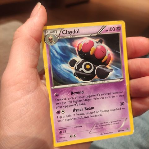 Pokemon kort - Claydol - 33/98 - 2015