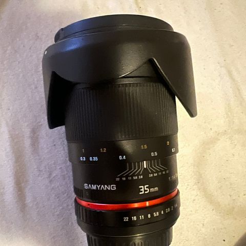 Samyang 35mm f1.4  AS UMC for Canon  EF mount( MF)