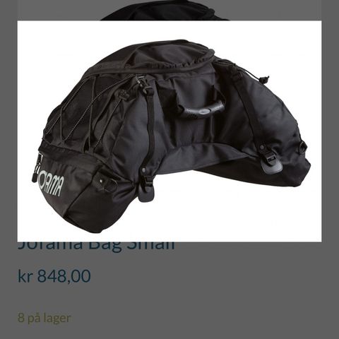 Jofama MC bag/veske, 42l.