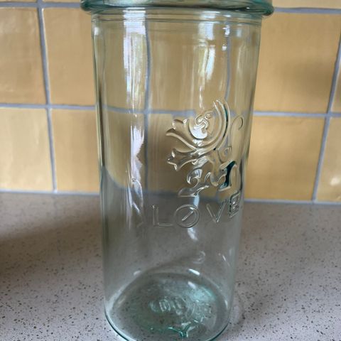 Løveglass fra Drammen Glassverk