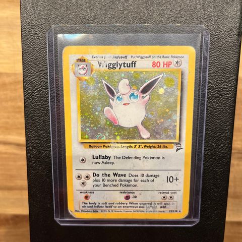 Wigglytuff 19/130 Rare Holo - Pokemon Base Set 2