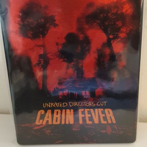 Cabin Fever Unrated Director's Cut Bluray Steelbook  OOP