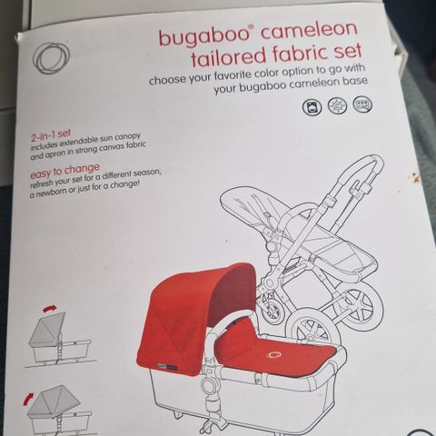 Bugaboo Cameleon3, tekstil sett