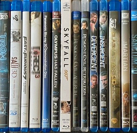 Blu-ray filmer og spiller (Pent/lite brukt)