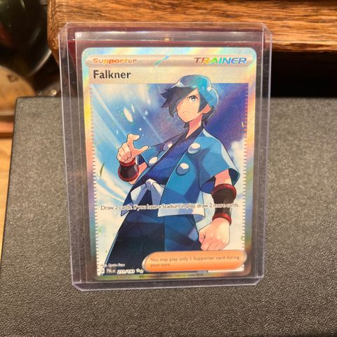 Falkner #251 Pokemon Paldea Evolved Holo Ultra Rare Full Art Trainer