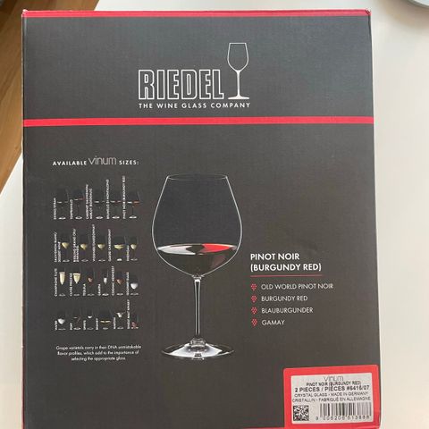 Riedel Pinot Noir vinglass