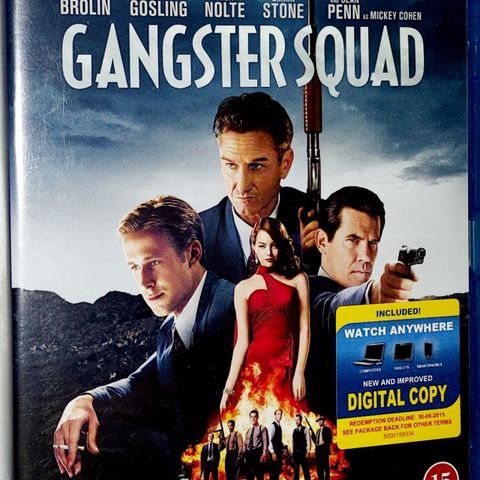 BLU RAY.GANGSTER SQUAD.