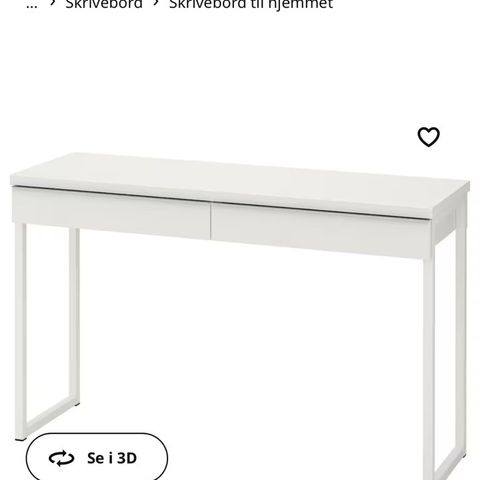 Ikea avlastningsbord/skrivebord