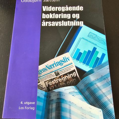 Videregående bokføring og årsavslutning, 4. utg, ISBN: 9788291852164