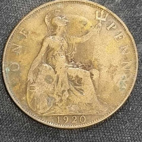 1 penny 1920 England