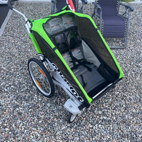 Thule Chariot Cheetah 2 dobbelvogn sykkel