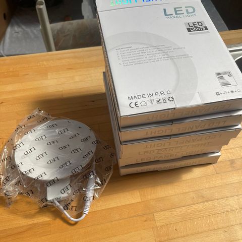 Led panel lys