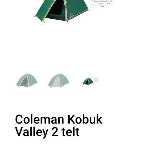 Coleman Kobuk valley telt