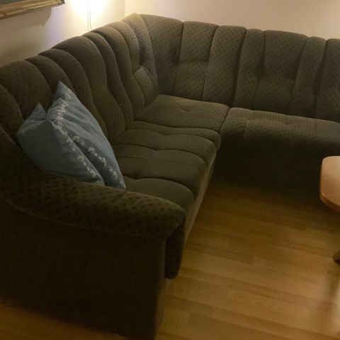 Pen hjørne sofa