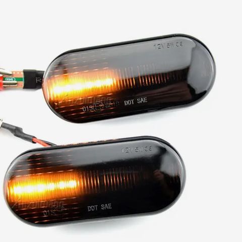 2stk nye LED blinklys VW, Skoda, Ford, Seat. Flytende effekt