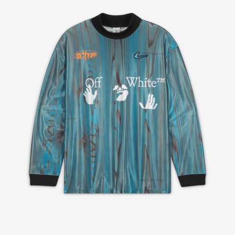OFF-WHITE X NIKE 001 SOCCER JERSEY BLUE