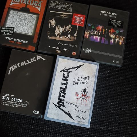 Metallica dvd'r & cd