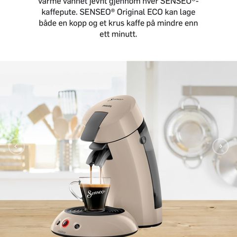 SENSEO Original Eco HD7806/32 kaffeputemaskin
