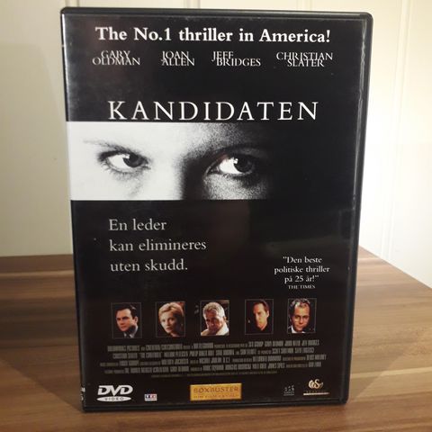 Kandidaten (norsk tekst) 2000 film DVD - Jeff Bridges mfl