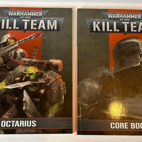 Warhammer 40K Kill team regelbøker og tokens
