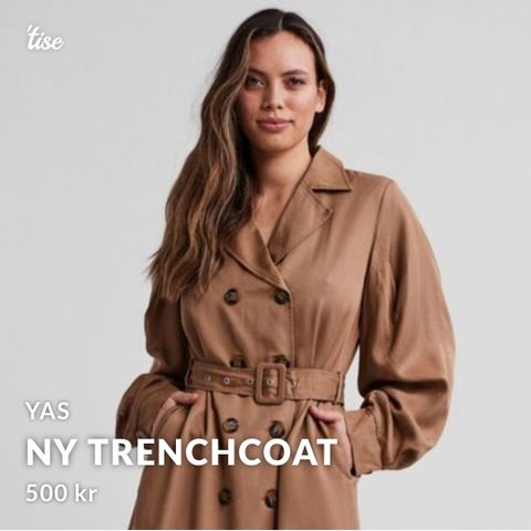 Ny trenchcoat fra YAS