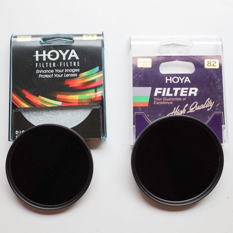 Hoya R72 infrarødt filter 77mm og 82mm