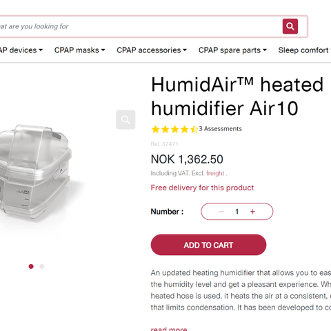 HumidAir™ll -varmefukter Air10