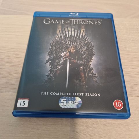 Game of thrones sesong 1 Blu Ray dvd