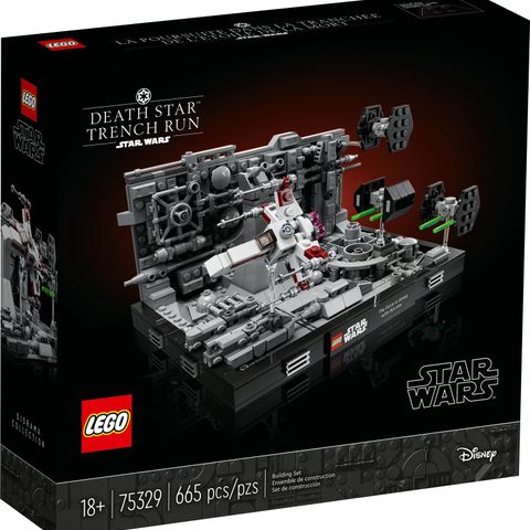 LEGO Star Wars Death Star Trench Run Diorama