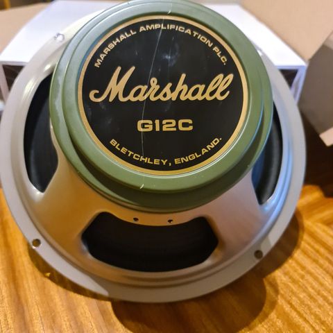 2 stk Celestion Marshall G12C 16 ohms Greenbacks høyttalere