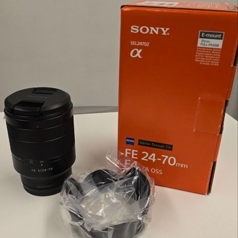 Sony FE 24-70 mm f/4 ZA OSS - Nesten ikke brukt !