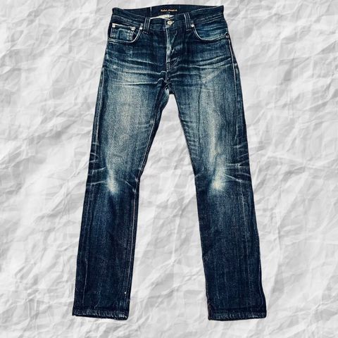 Nudie Jeans Grim Tim Dry Ink Selvage 29x30