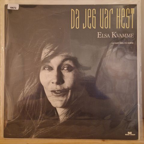 18672 Kvamme, Elsa - Da Jeg Var Hest (Jacques Brel På Norsk) - LP