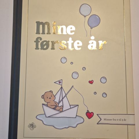 Minnebok "Mine første år"