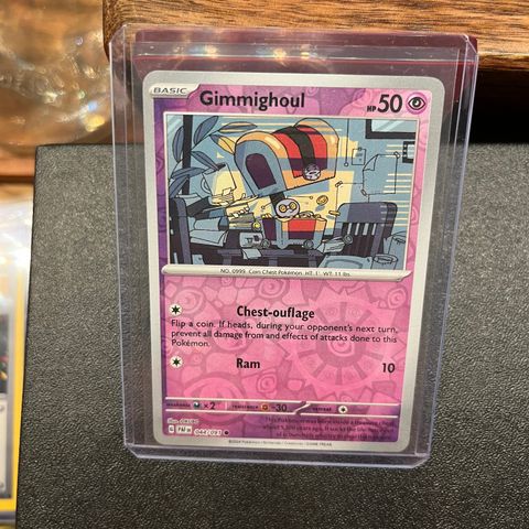 Gimmighoul [Reverse Holo] #44 Pokemon Paldean Fates