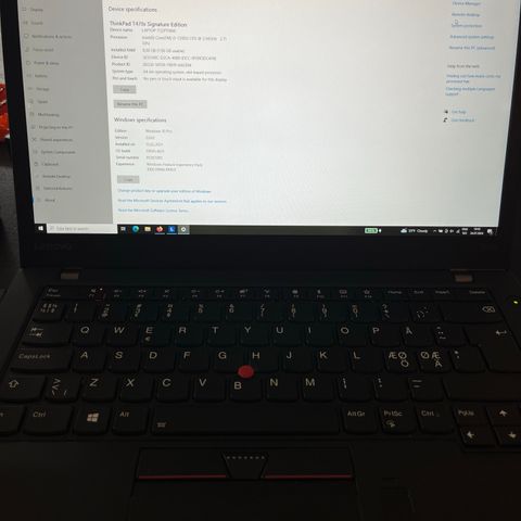 Lenovo Thinkpad T470s - Laptop