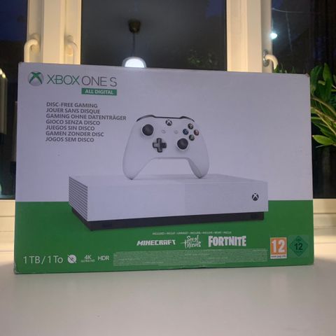 Xbox One S 1 TB lagringsplass all digital-versjon