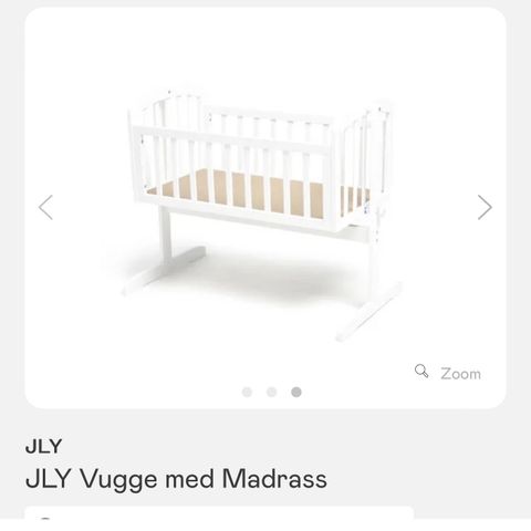 Baby seng med Madrass  & gå stol
