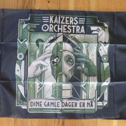 Kaizers Orchestra Konsertbanner/Flagg